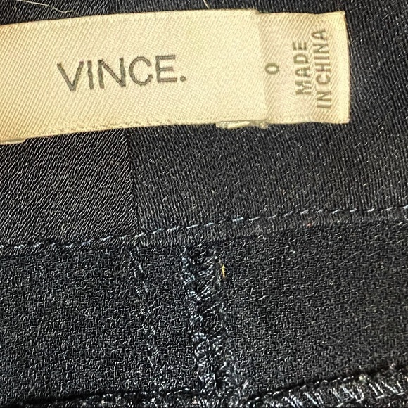 Vince Tailored Navy Trousers - Picture 9 of 11